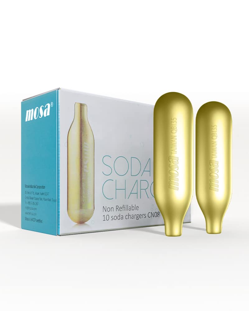 NYHET! MOSA - CO₂-patroner - 10pk